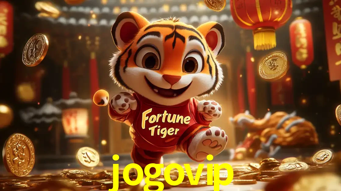 O alegre personagem do Fortune Tiger correndo sobre um caminho de moedas de ouro, simbolizando os grandes prêmios e a diversão do popular jogo de slot do jogovip.